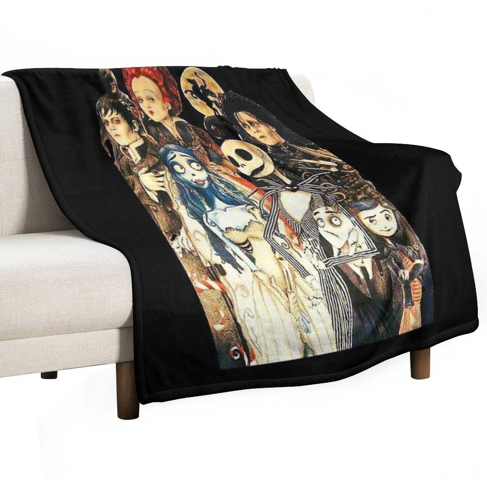 Tim Movie Horror Characters Film Plush Throw Blanket