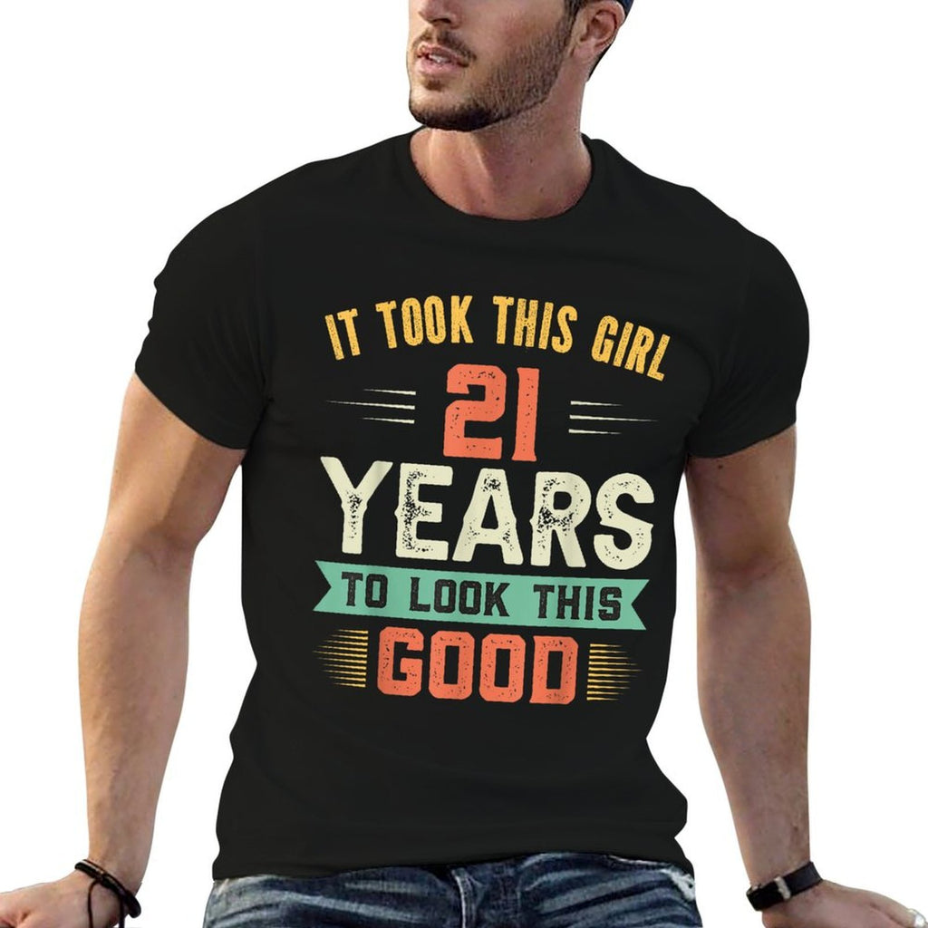 21st Birthday Dad Mom 21 Year Old Daughter Gift Family Squad  Heathered Texture T-Shirt