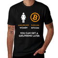 Bitcoin Meme Funny BTC Crypto Gift  Heathered Texture T-Shirt