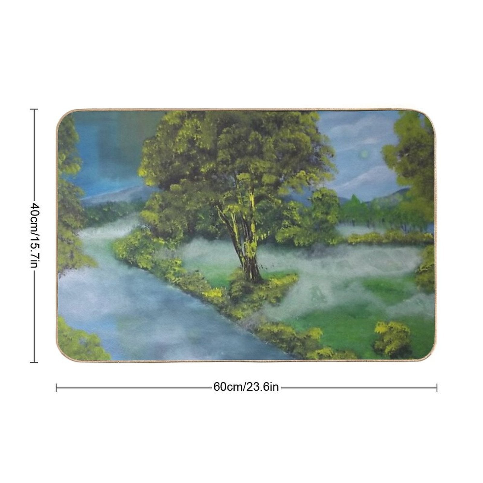 The Morning Dew  Non-Slip Bath Mat