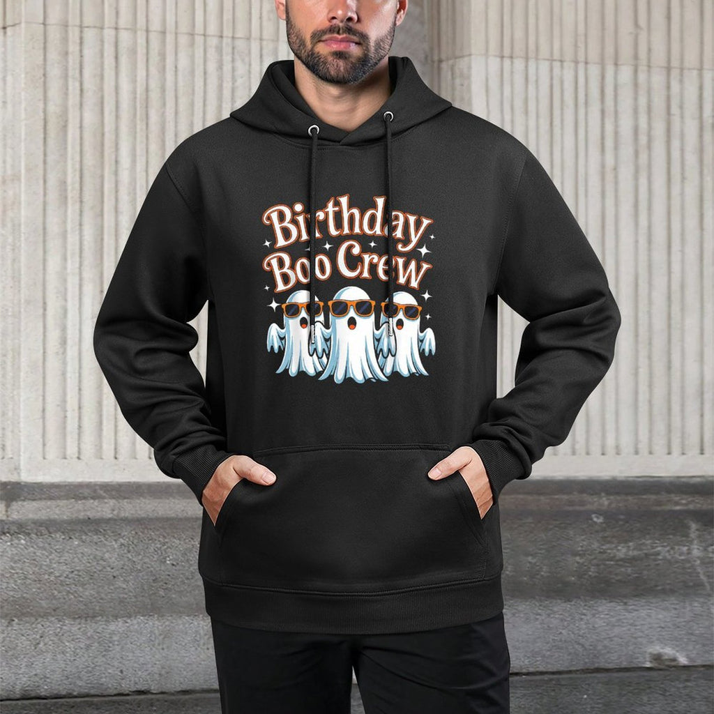 Birthday Boo Crew Matching Halloween Birthday Party Ghosts Layering Staple Hoodie