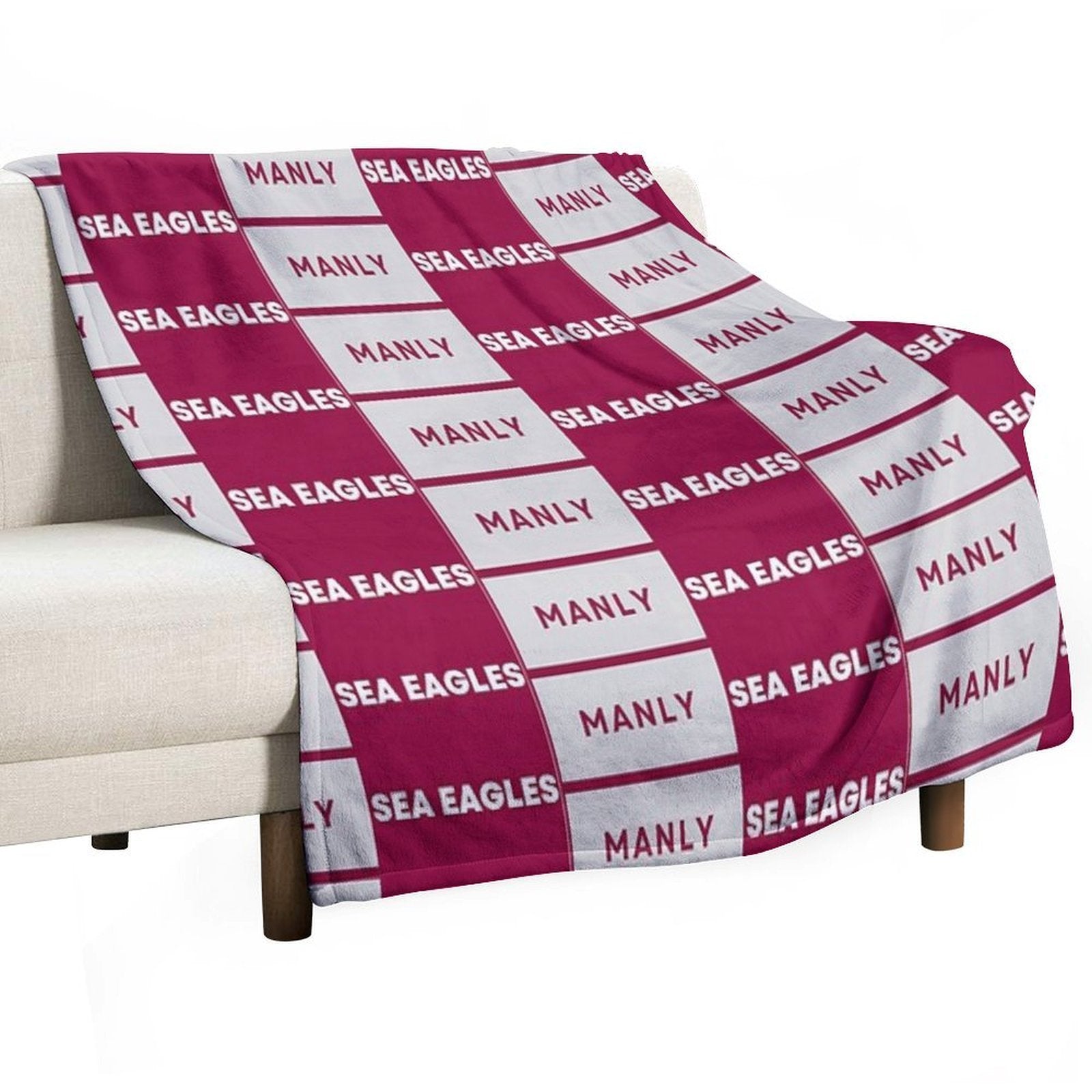 Manly Sea Eagles Rugby League Comfort Throw Blanket