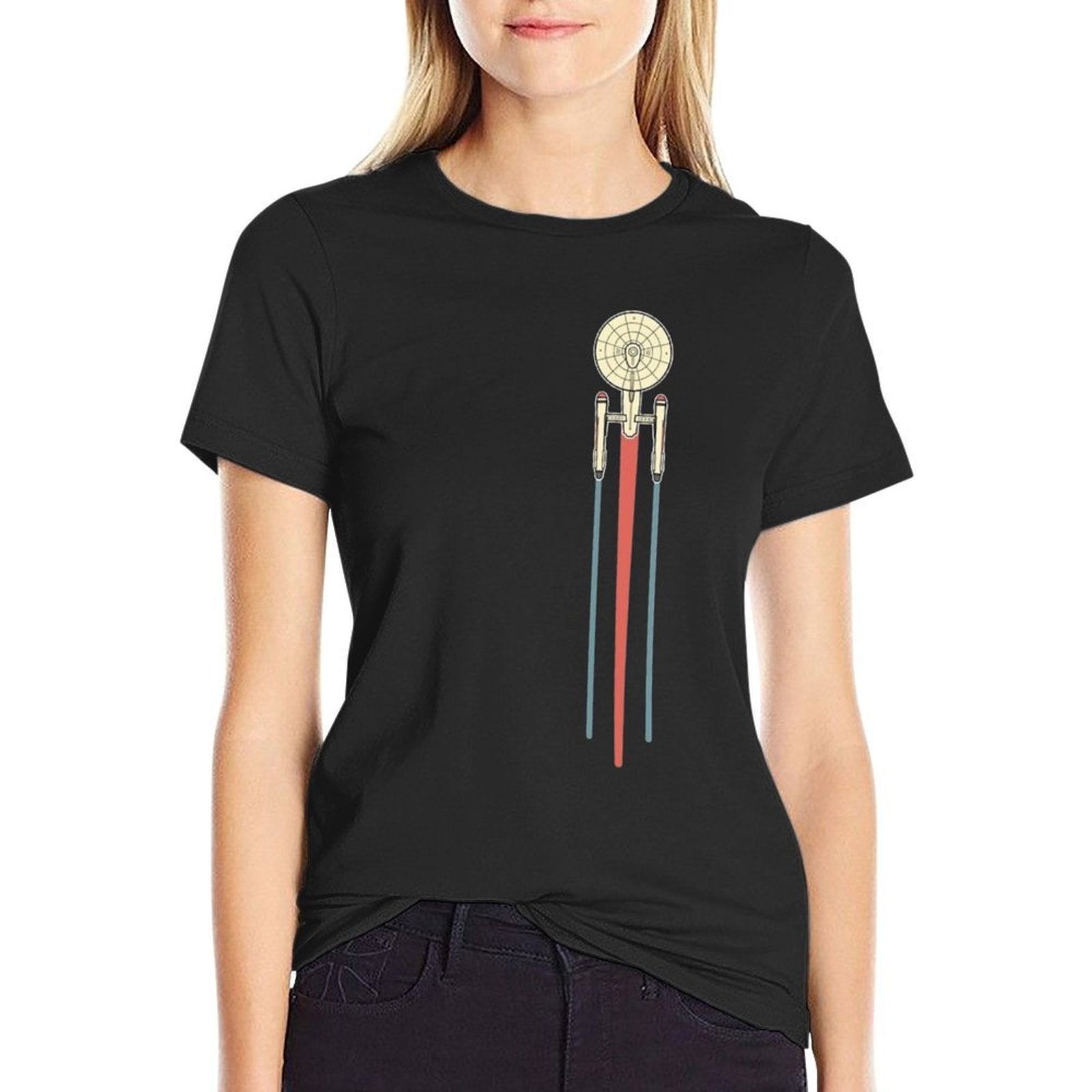 USS Enterprise Star Trek  Slim-fit Cut T-Shirt