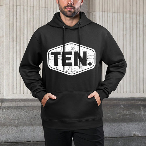 10th Birthday of Boy Or Girl, 10 Years Old, Ten Casual Wear Hoodie