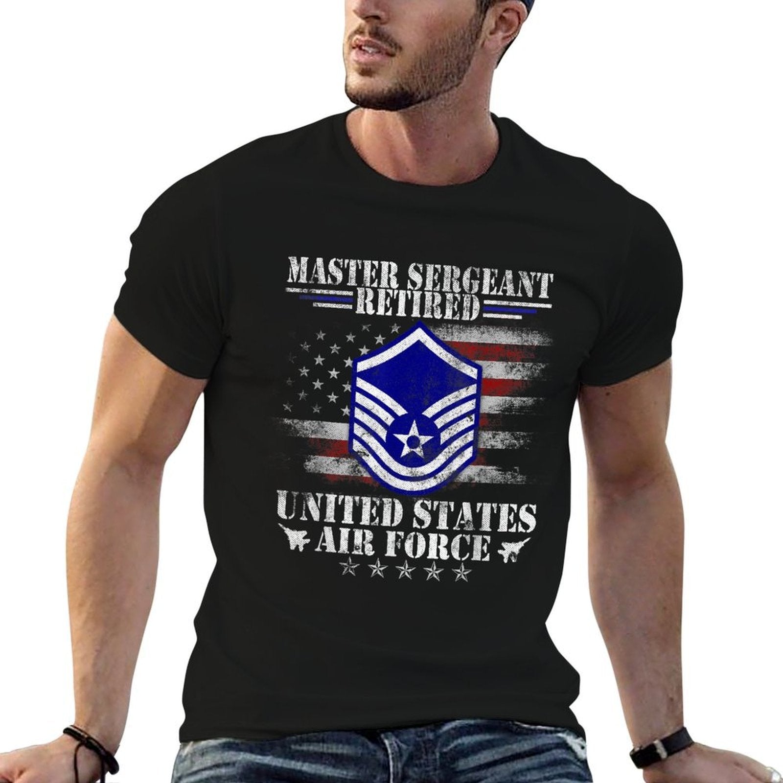 Master Sergeant Retired Air Force Military Retirement Gifts  Odor-resistant T-Shirt