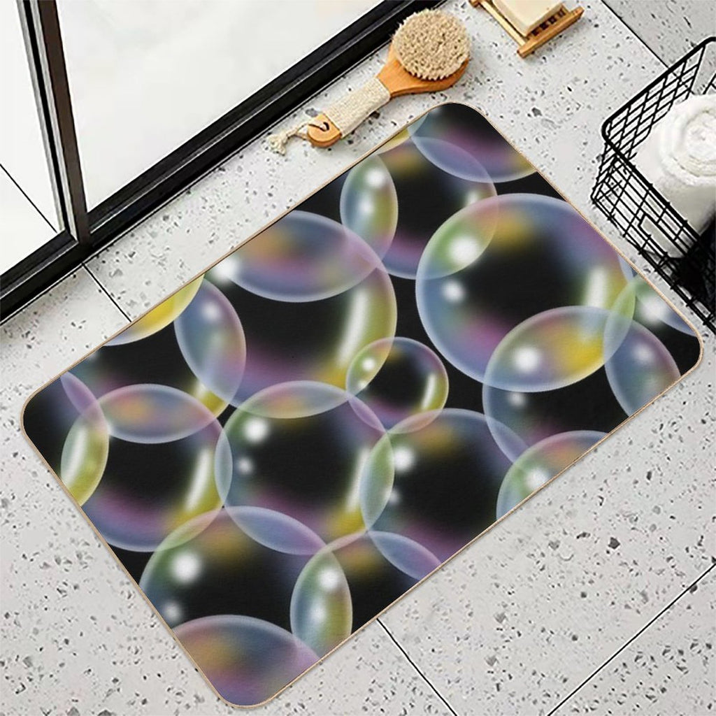 Overlapping Bubbles Pattern (Large)  Toxin-Free Bath Mat