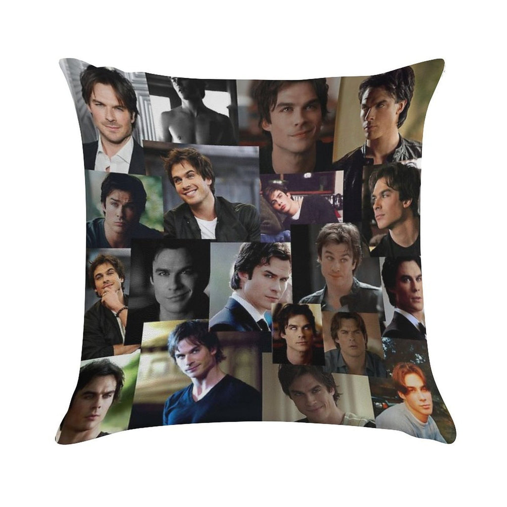 Ian Somerhalder Soft Shrink-Resistant Throw Pillow