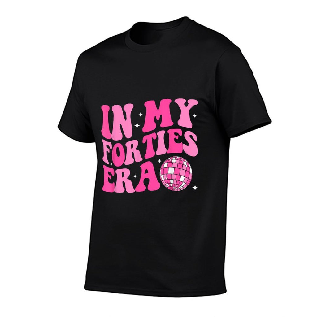 In My Forties Era Groovy Retro Happy 40th Birthday  Breathable T-Shirt