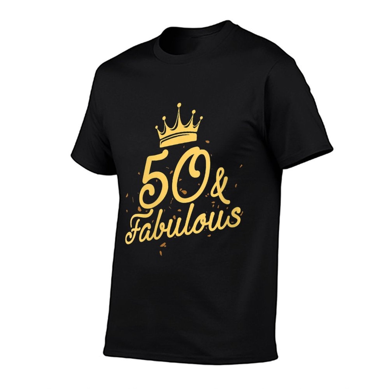 Womens 50 And Fabulous 50th Birthday Party Crown  Lightweight T-Shirt