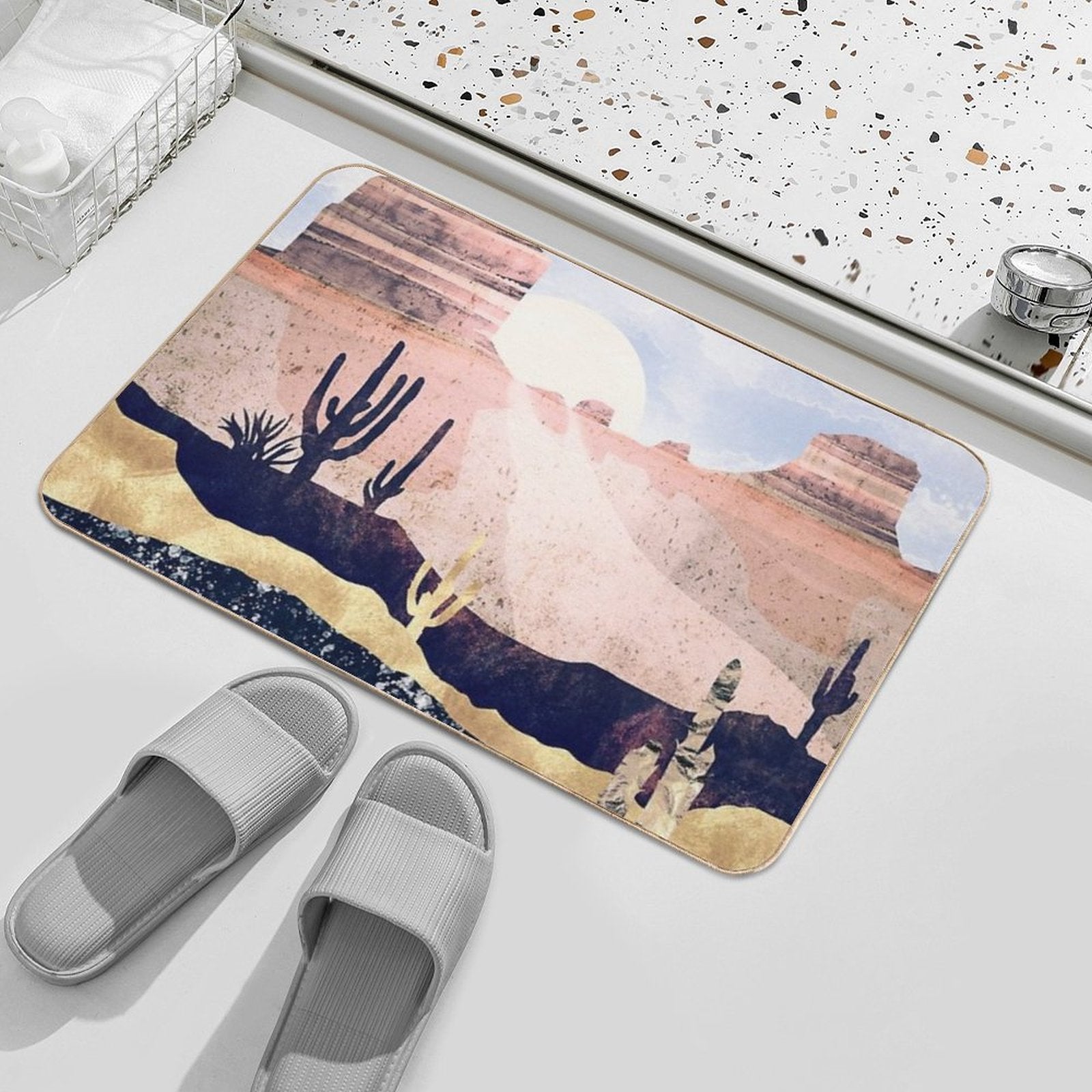 Autumn Desert  Rapid-Drying Bath Mat