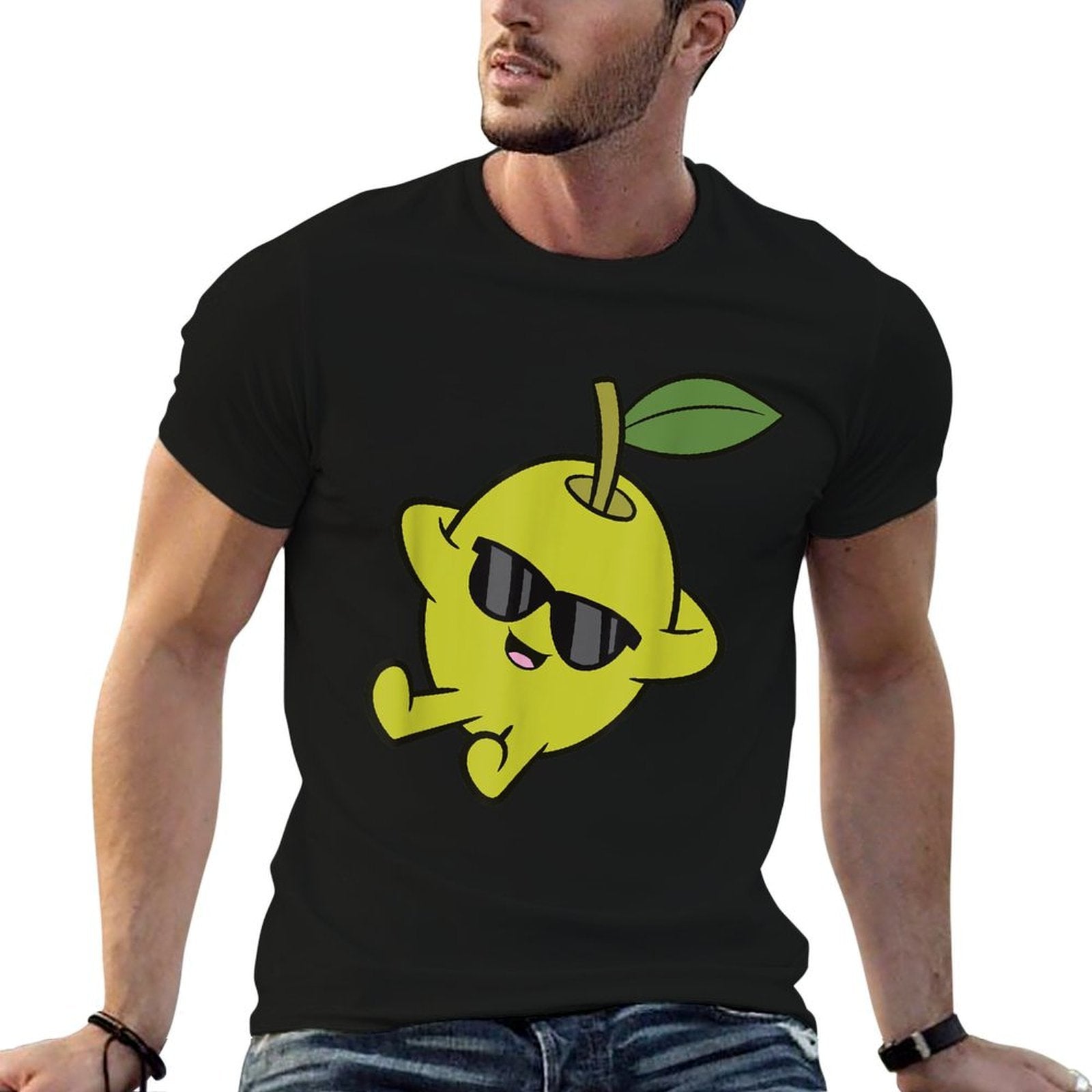 Kawaii Olive Fruit Cute Relaxing Green Olive  Quick-drying T-Shirt