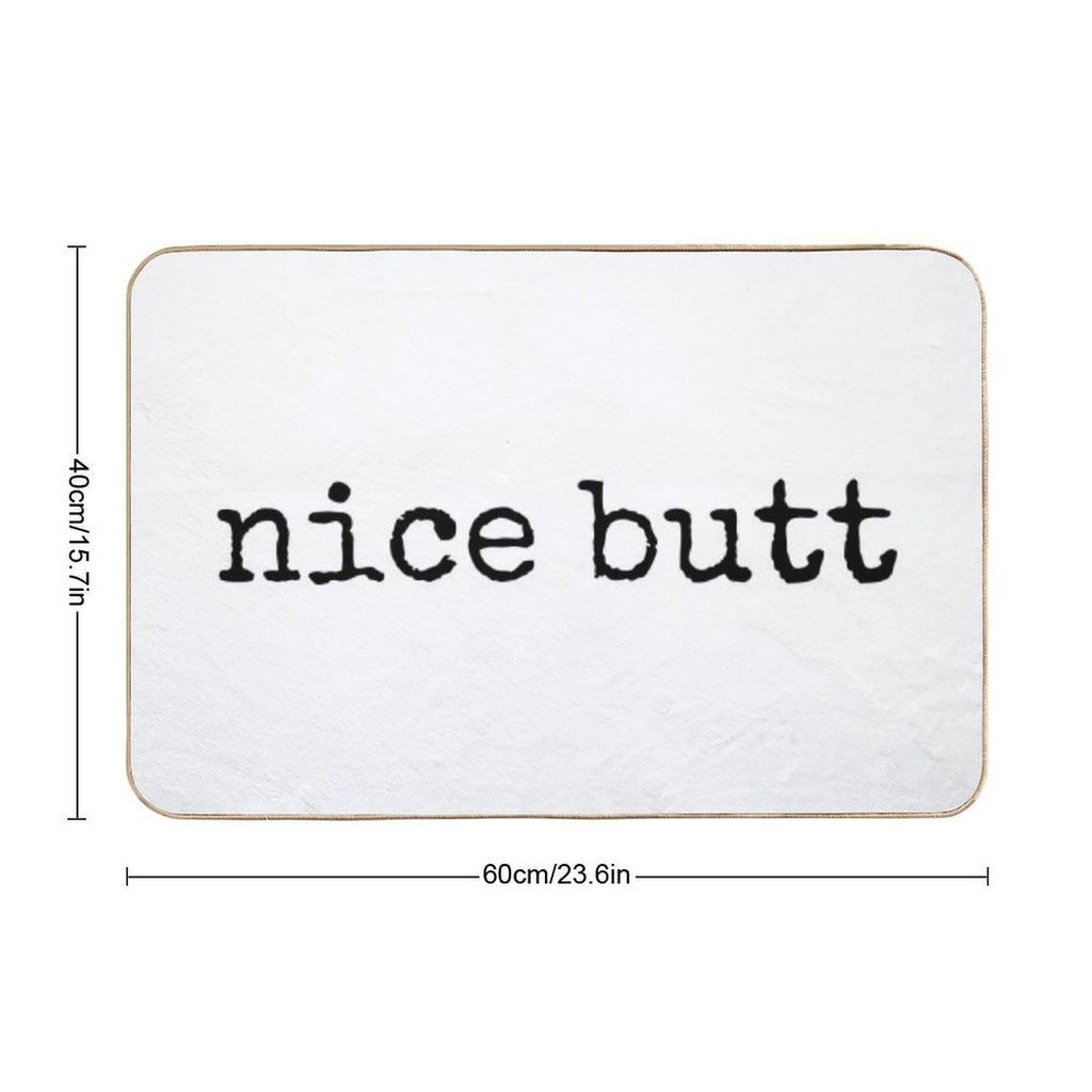Nice Butt  Rapid-Drying Bath Mat