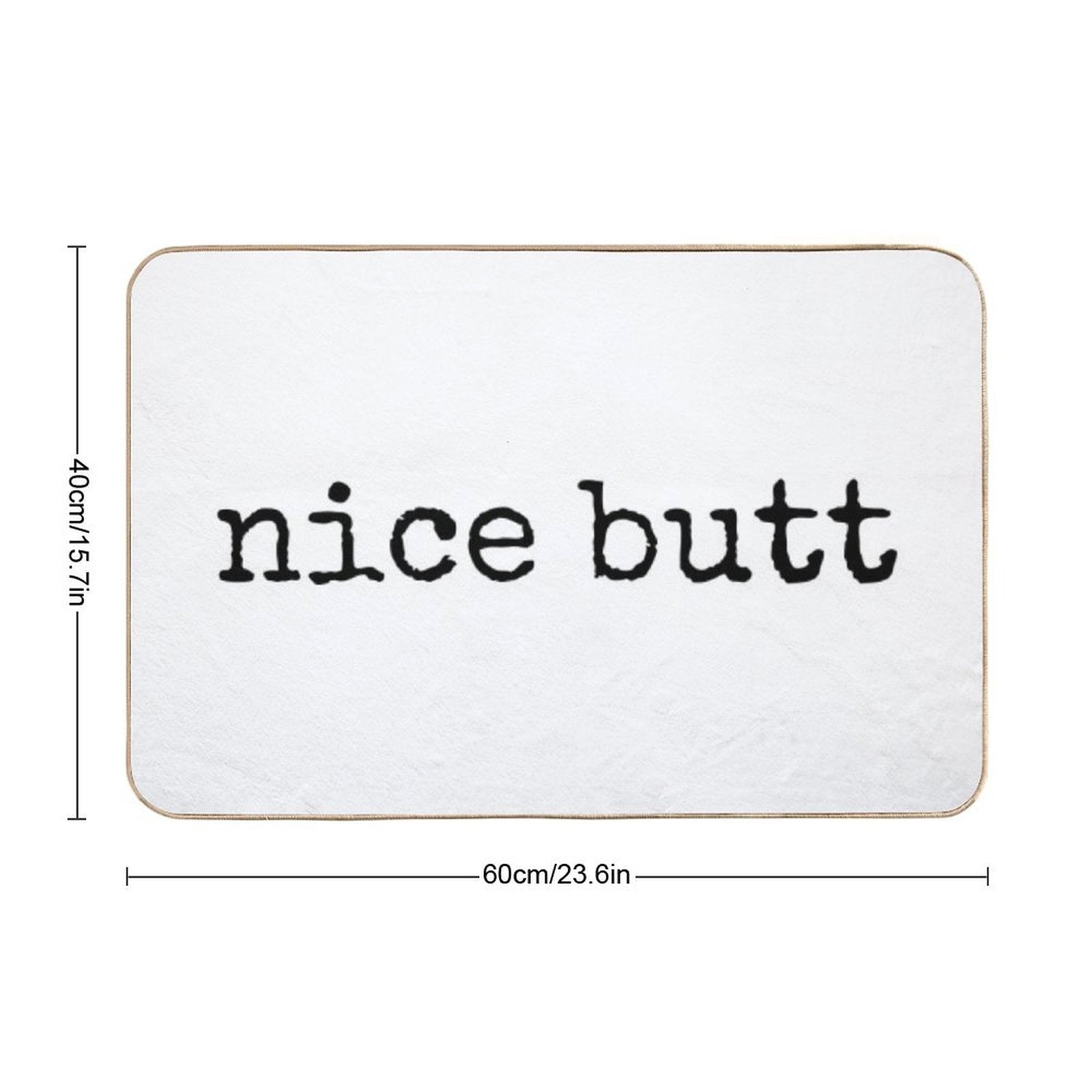 Nice Butt  Rapid-Drying Bath Mat