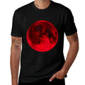 Full Moon Full Blood Red Moon  Trendy Pattern T-Shirt