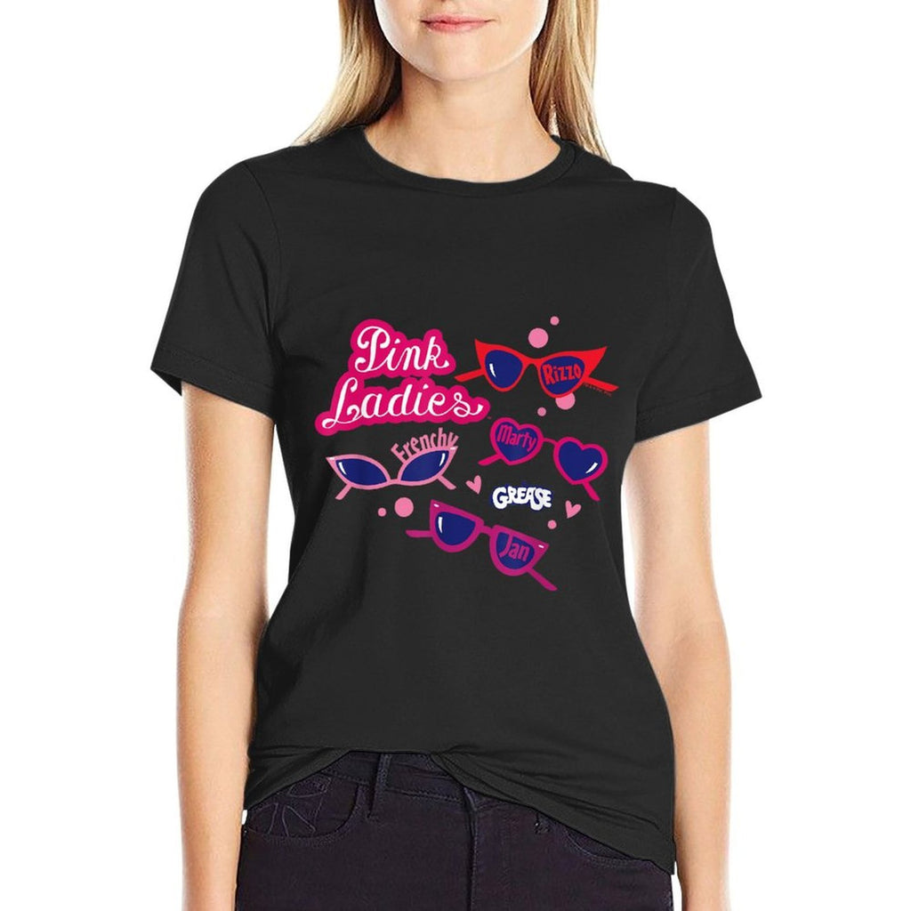 Grease Pink Ladies Frenchy Rizzo Marty  Jan  Lightweight T-Shirt