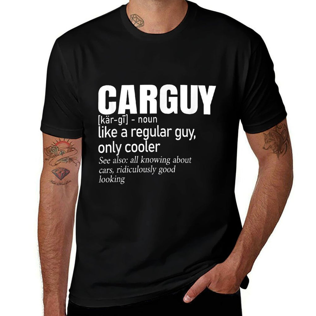 Car Guy Definition  Mechanic & Auto Racing  Mens  Durable T-Shirt