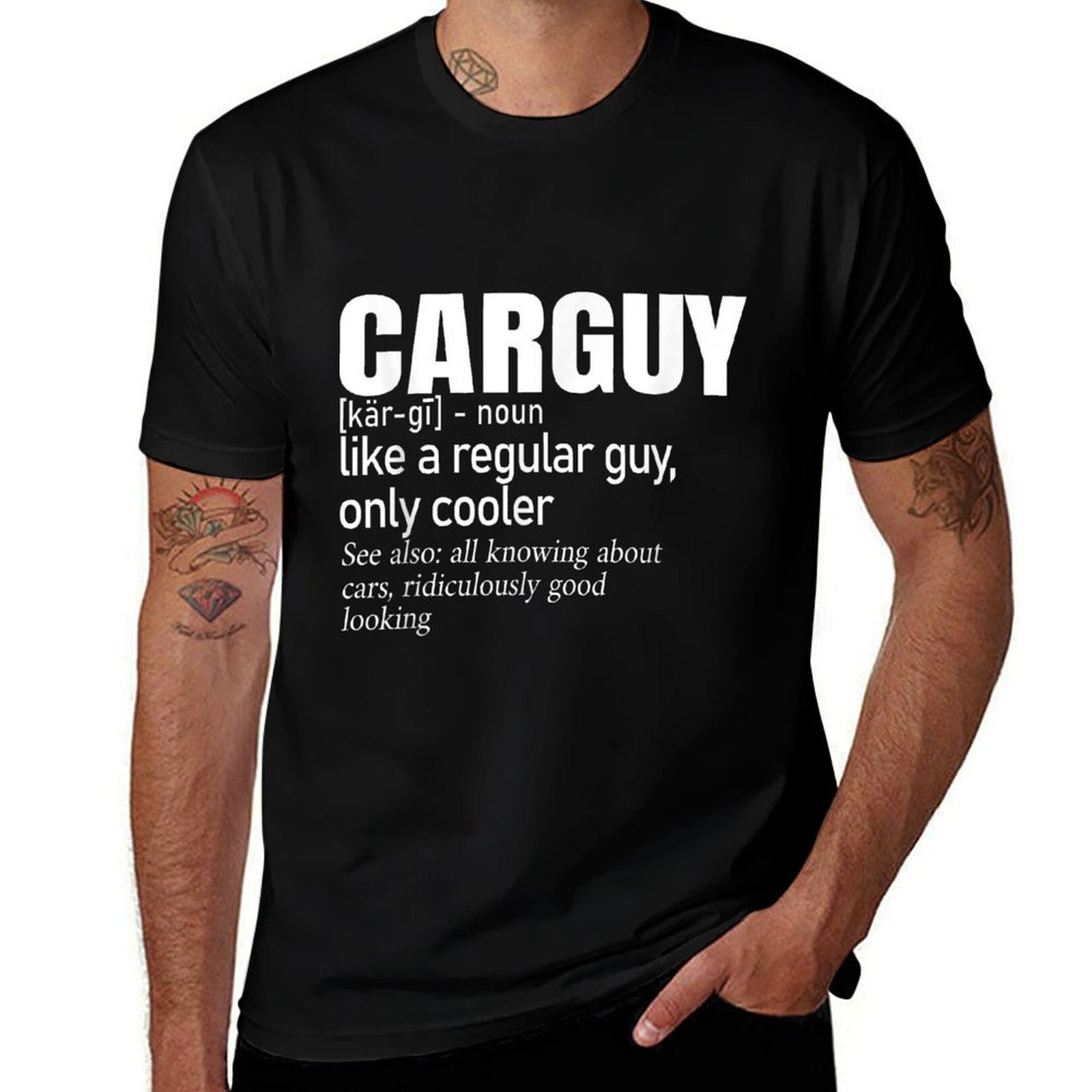 Car Guy Definition  Mechanic & Auto Racing  Mens  Durable T-Shirt