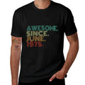 50 Years Old Awesome Since June 1975 50th Birthday  Quick-drying T-Shirt