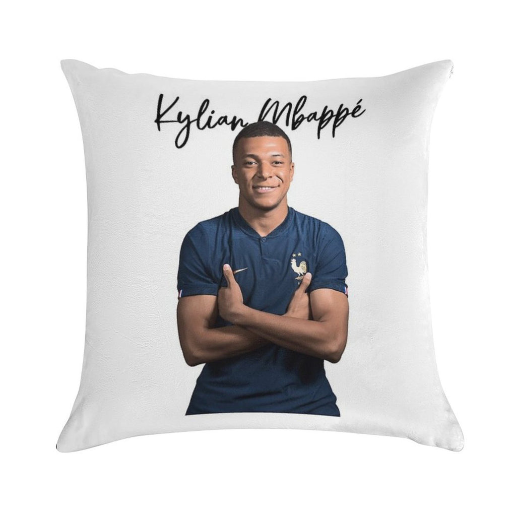 Kylian Mbappe Soft Style Accent Throw Pillow