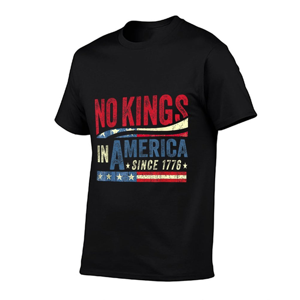 No Kings In America-Since 1776 USA Vintage  Quick-drying T-Shirt