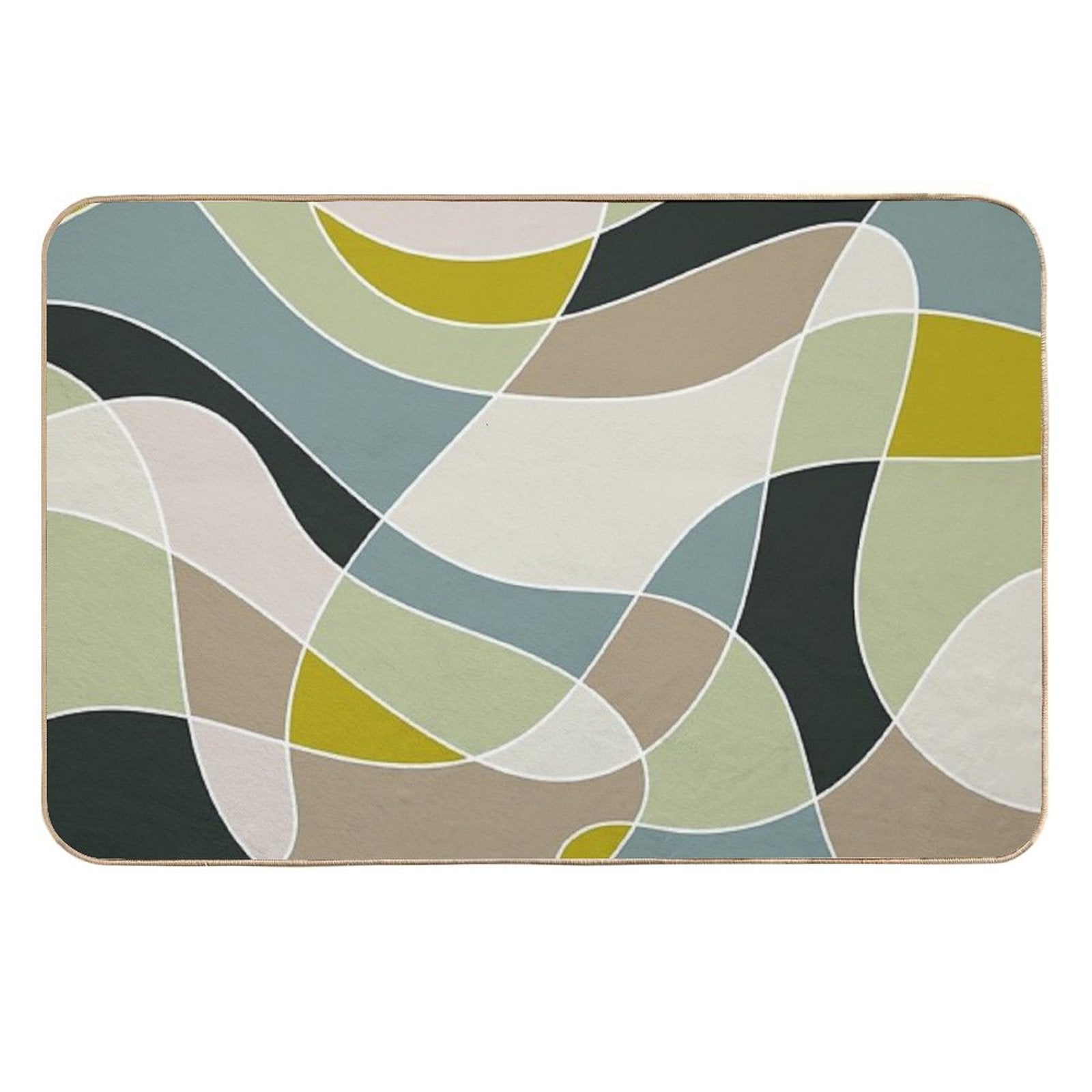 Cool Retro Abstract Design  Odorless Bath Mat