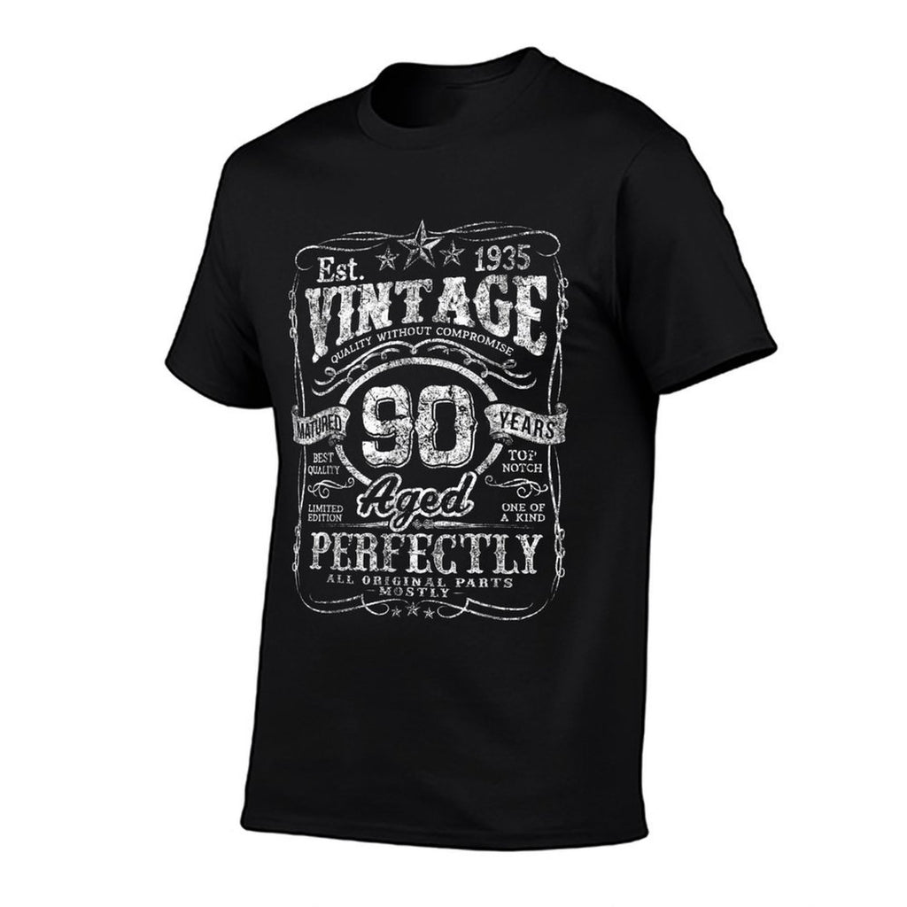 Vintage 1935 Limited Edition 90 Year Old 90th Birthday  Vintage-inspired T-Shirt