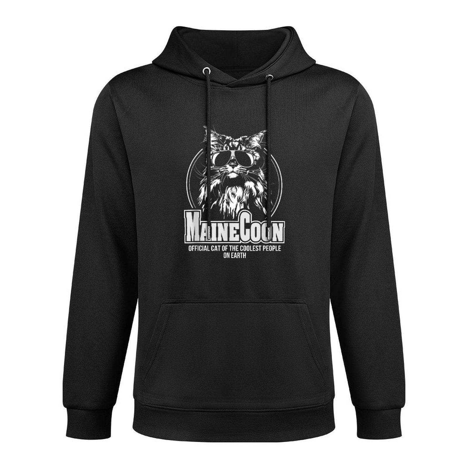 Funny Proud Maine Coon Cool Cat for Men Women Girls Kids Colorfast Hoodie