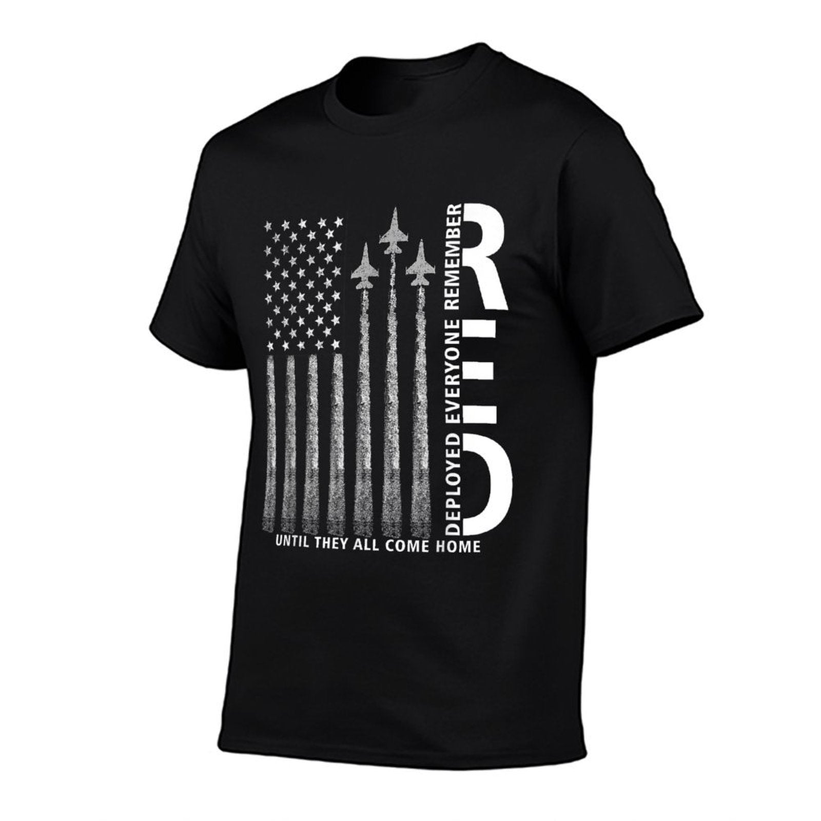 RED Friday Remember Everyone Deployed Military American Flag  Classic T-Shirt