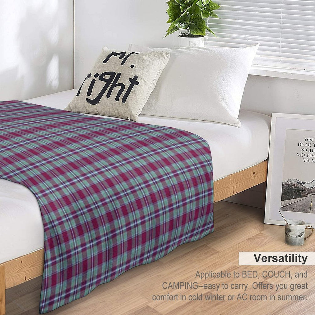 Clan Spence Tartan Travel-friendly Throw Blanket