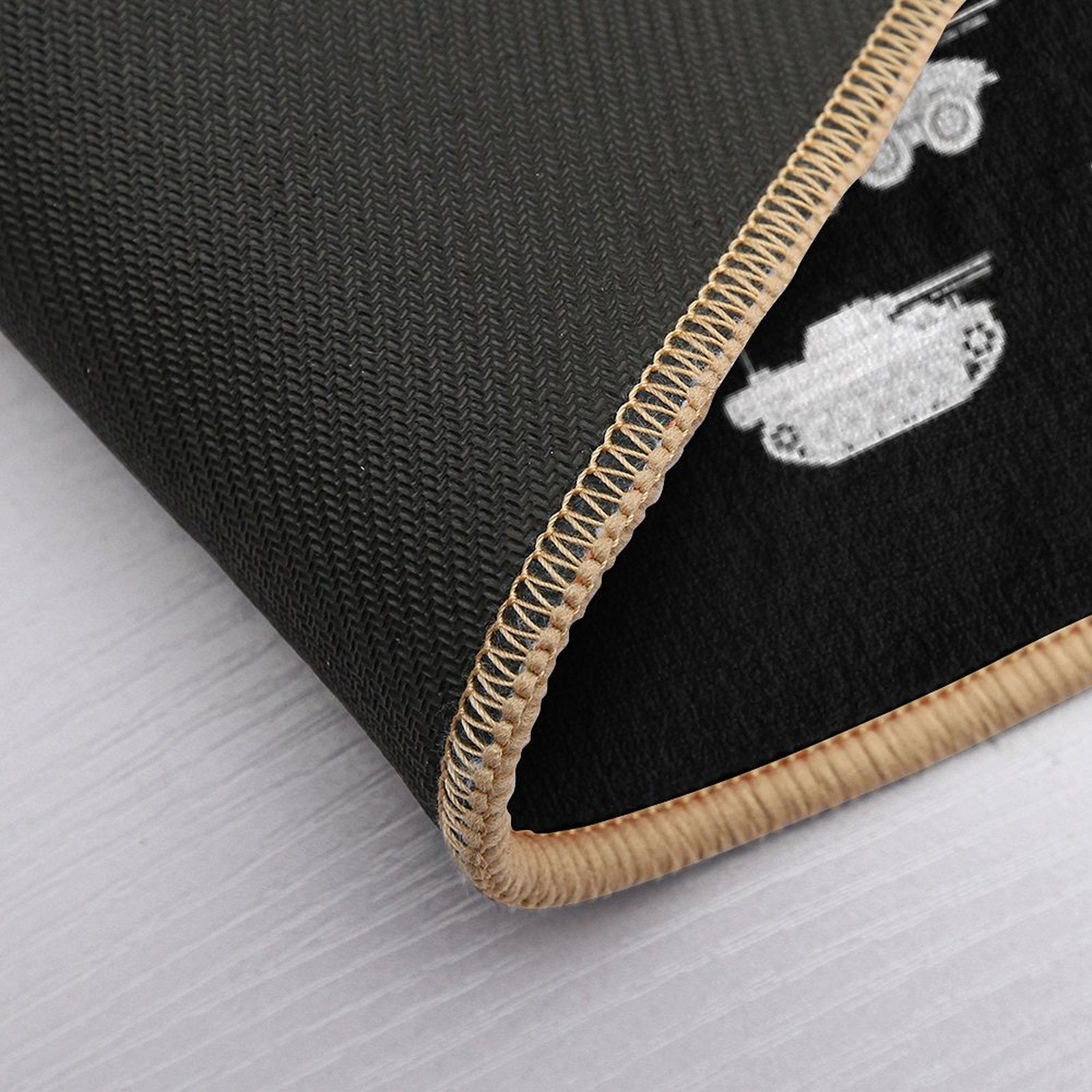 Im A Cat Person Ww2 10 German Tanks  Fade-Resistant Bath Mat