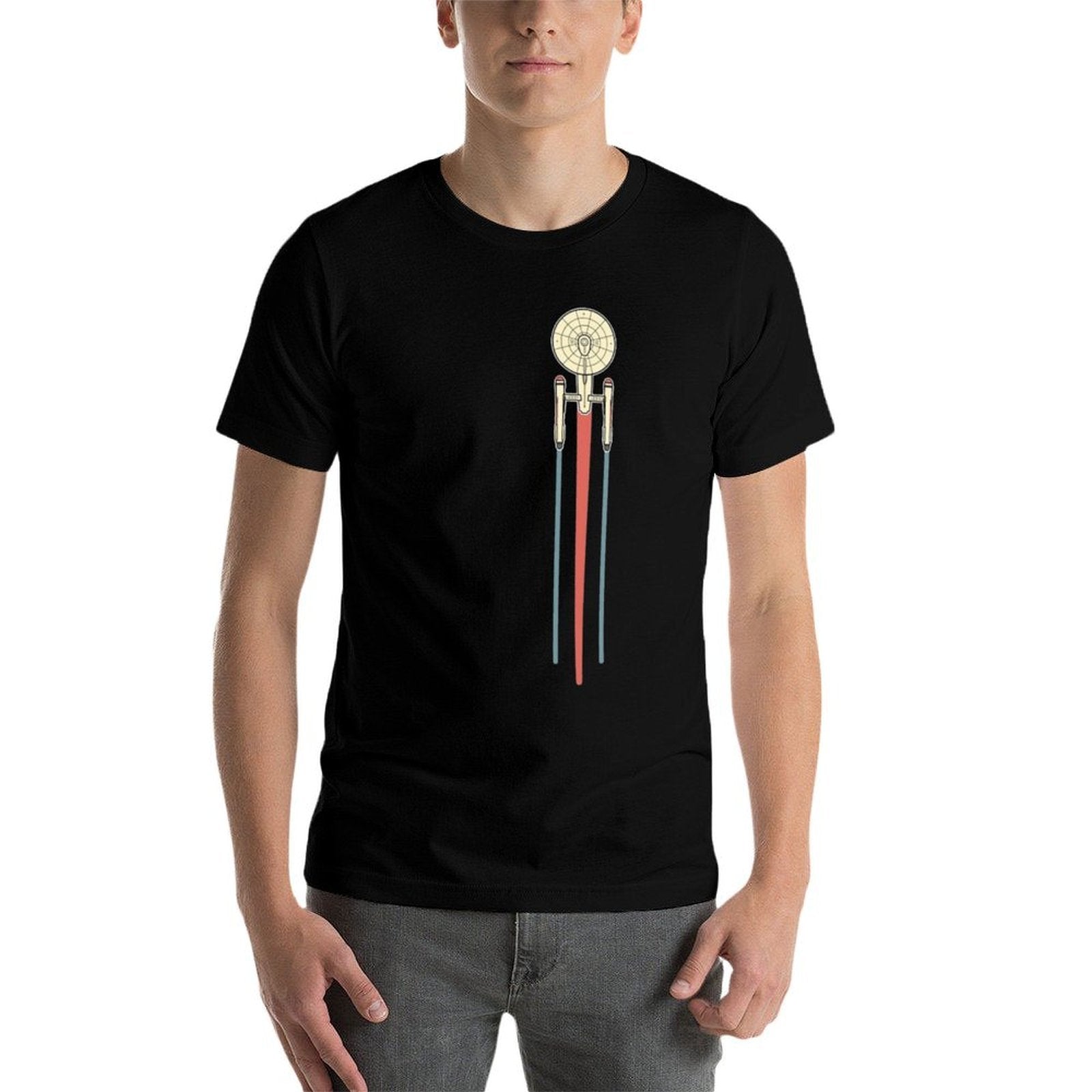 USS Enterprise Star Trek  Slim-fit Cut T-Shirt