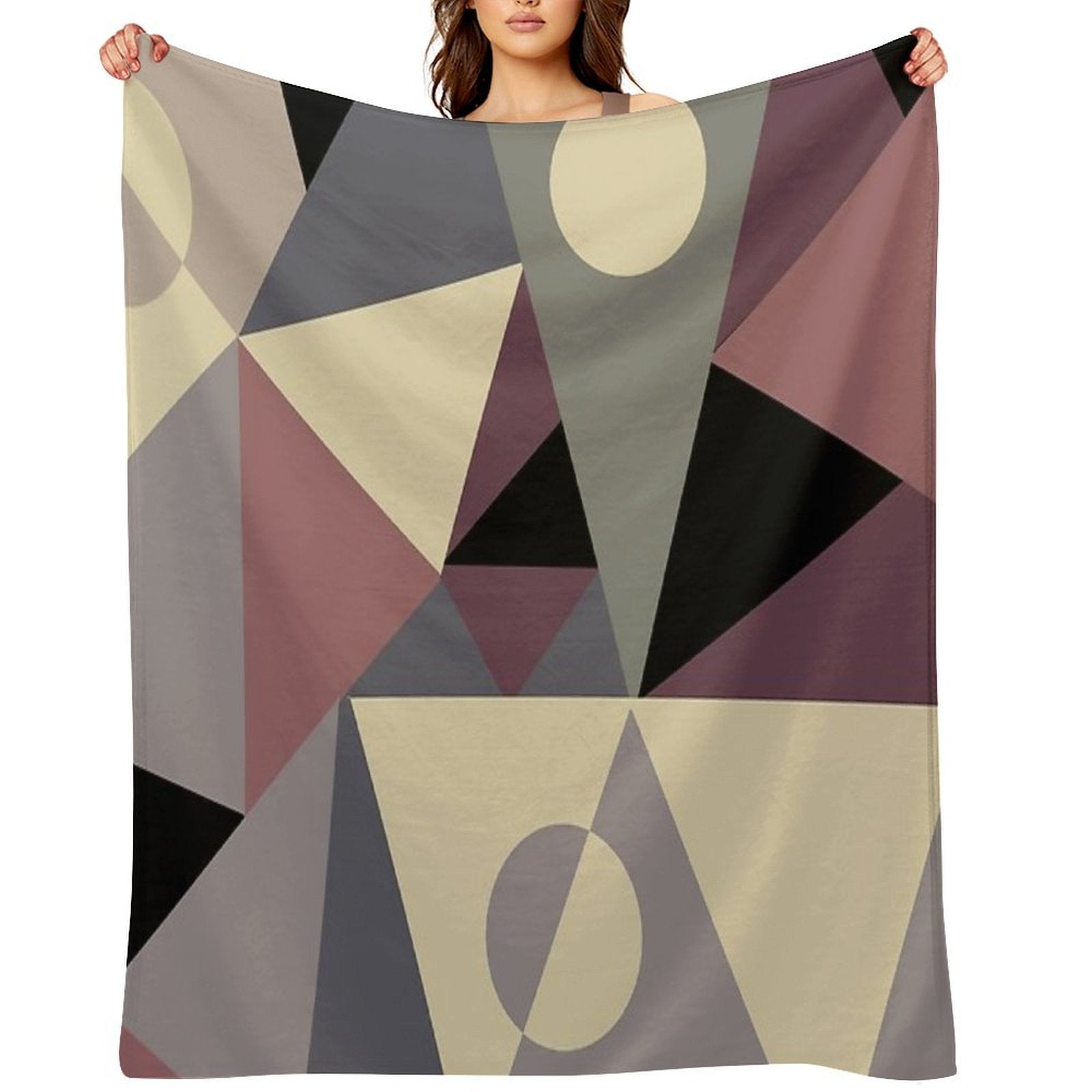 Triangulation I Multi-functional Throw Blanket