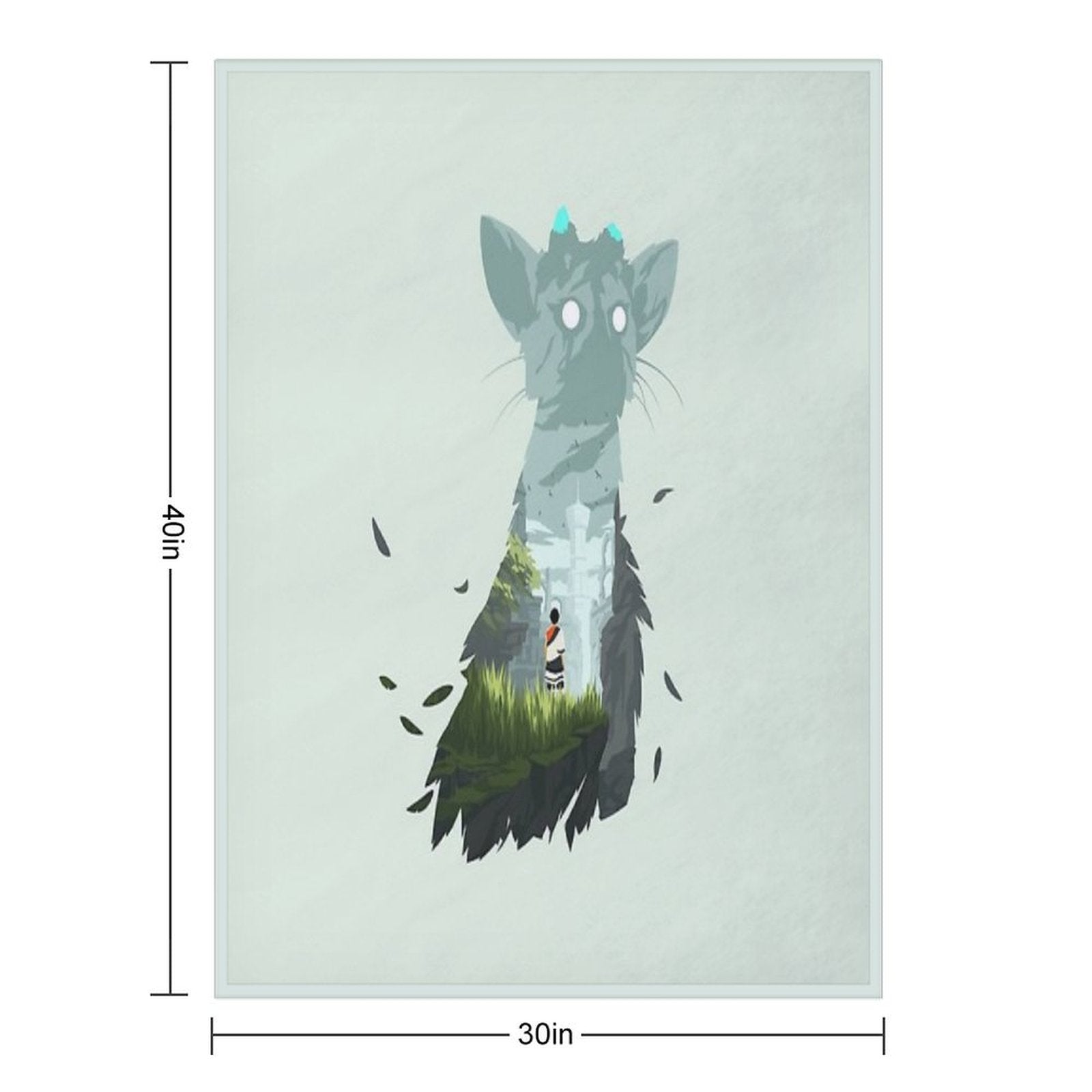 Master of The Valley Machine-washable Throw Blanket