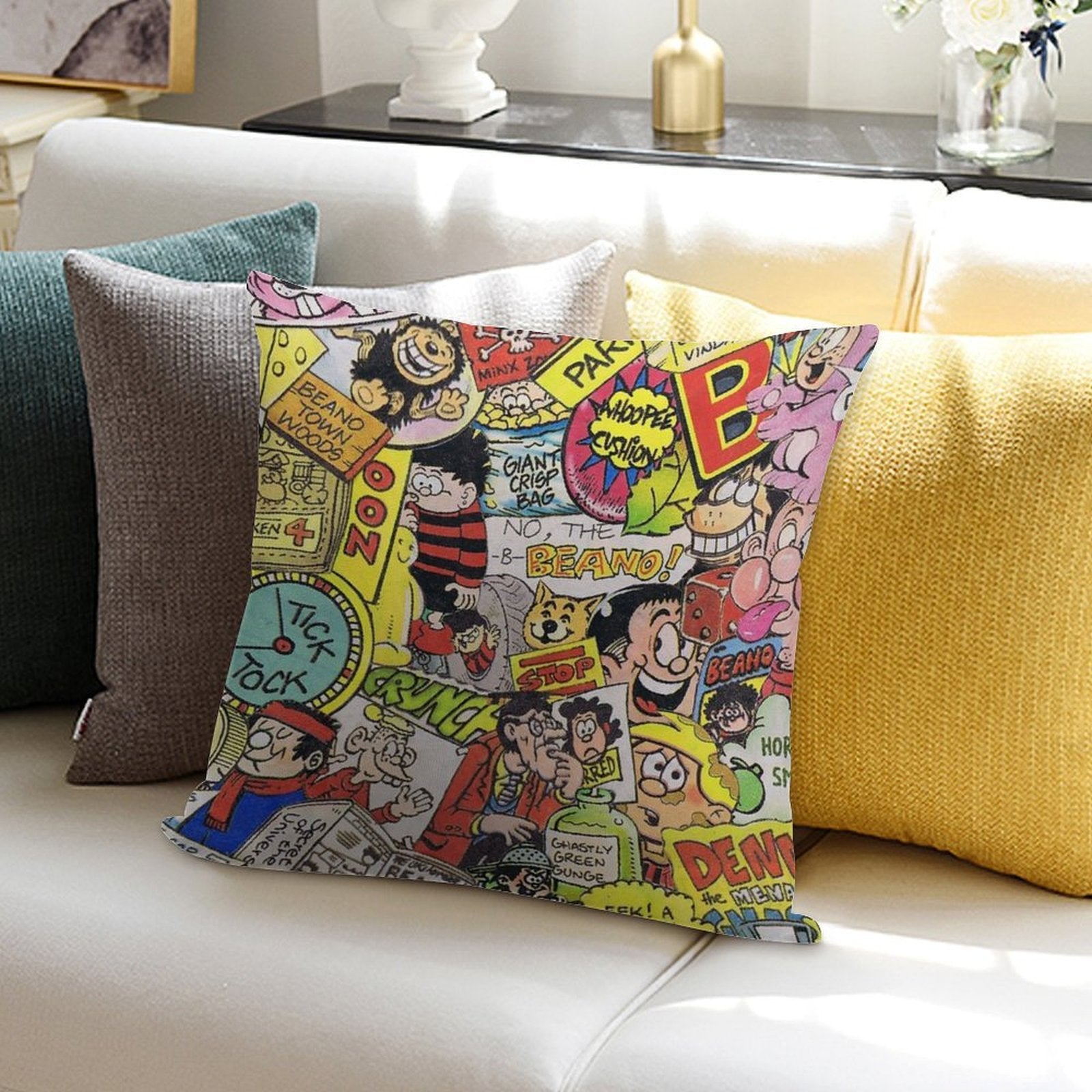 Beano Soft Gift Ready Throw Pillow