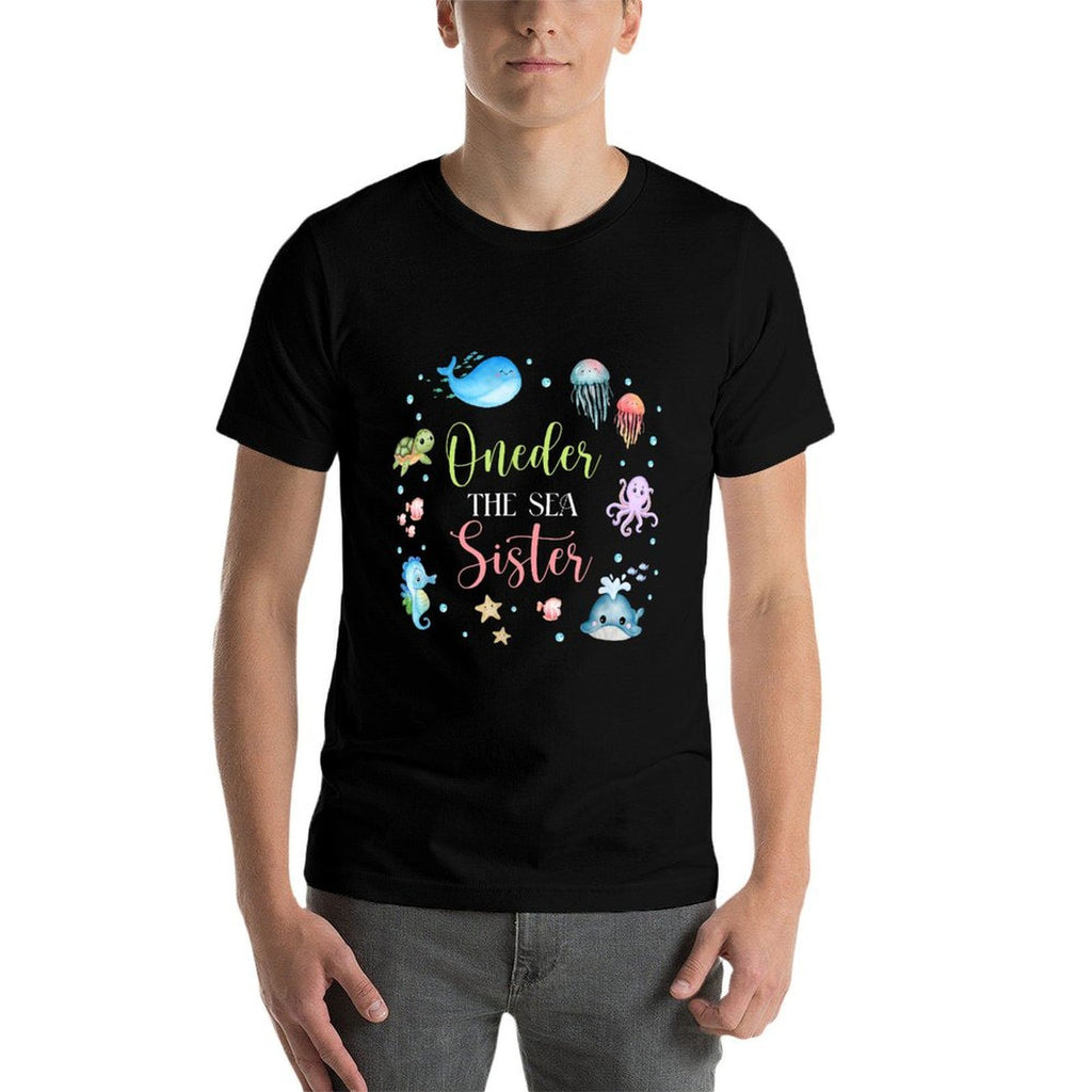 Sister Under Sea Birthday Party Ocean Sea Animals Themed  Odor-resistant T-Shirt