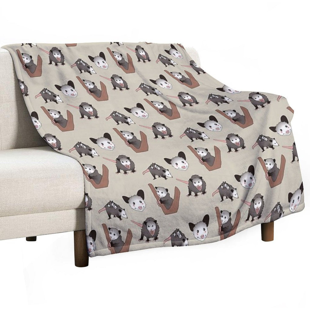 Opossums Pack Comfort Throw Blanket