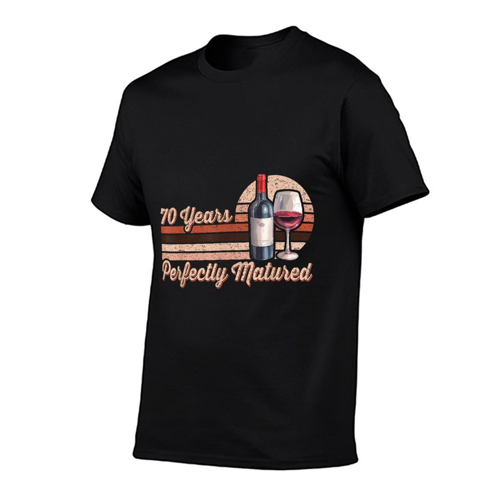 70 Years Perfectly Matured - Wine Lover - 70th Birthday  Breathable T-Shirt