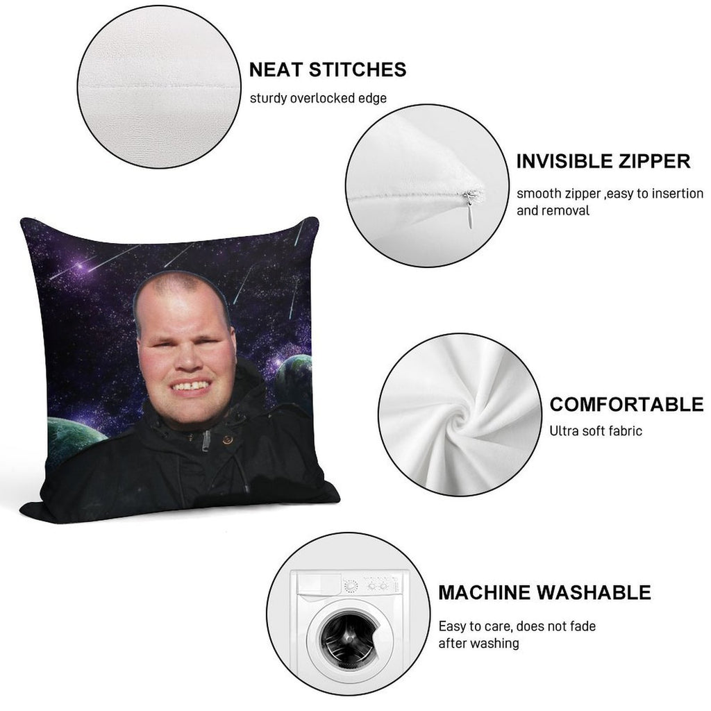 Frankie MacDonald Soft Home Decor Throw Pillow