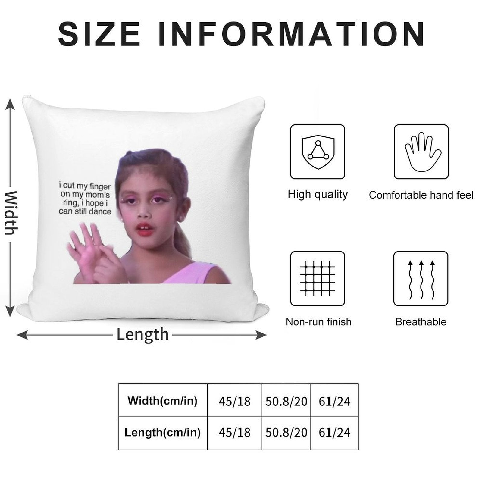 Vivi-Anne Soft Easy Maintenance Throw Pillow