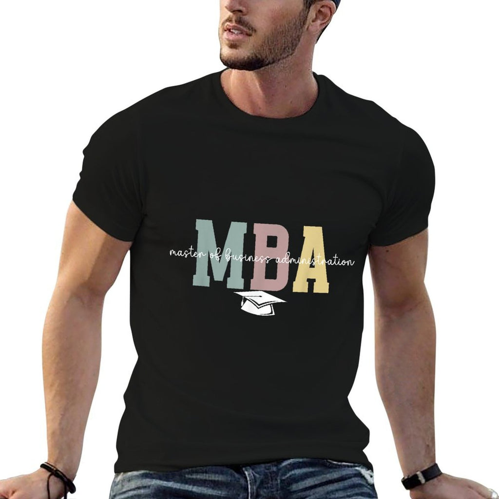 MBA Master Of Business Administration Boho MBA Graduation  Polyester Blend T-Shirt