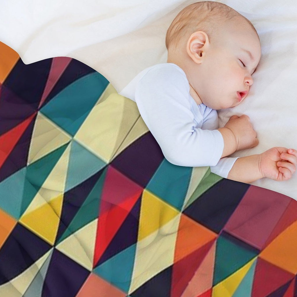 Seamless Geometric Pattern Design Easy Care Throw Blanket