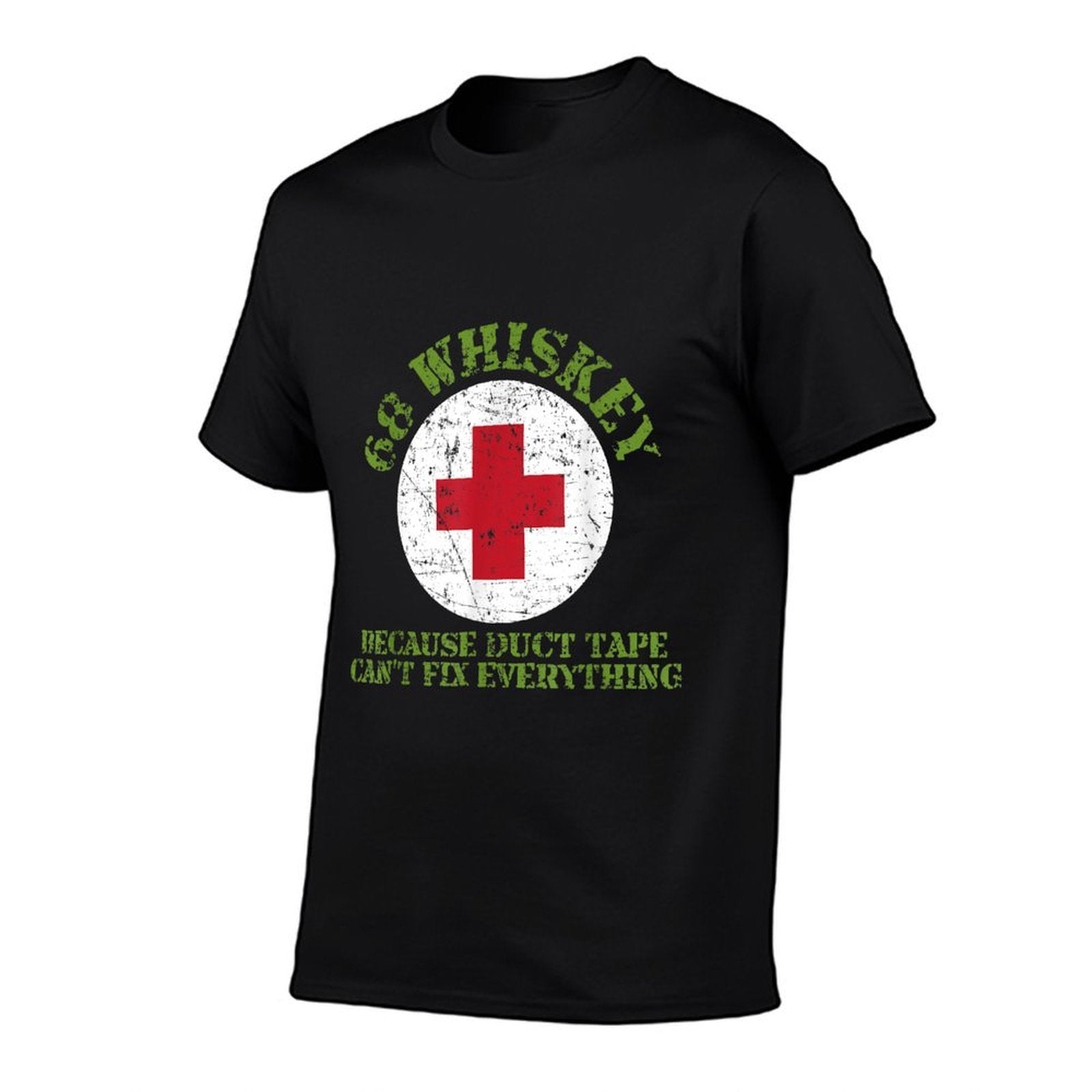 68 Whiskey Because Duct Tape Can't Fix Everything Veterans  Soft T-Shirt