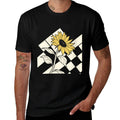 Womens Sunflower on Checkerboard Pattern  Breathable T-Shirt