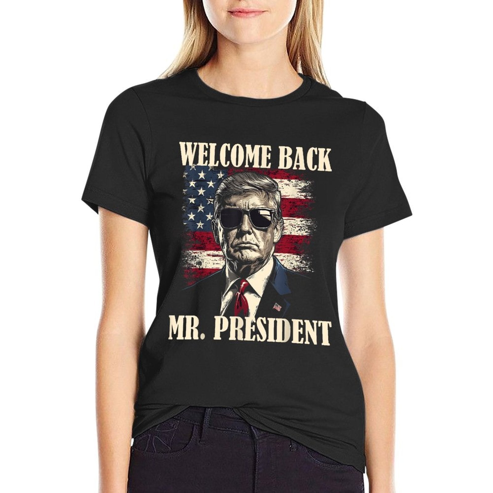 Welcome Back Mr President Donald Trump Victory  Trendy Pattern T-Shirt