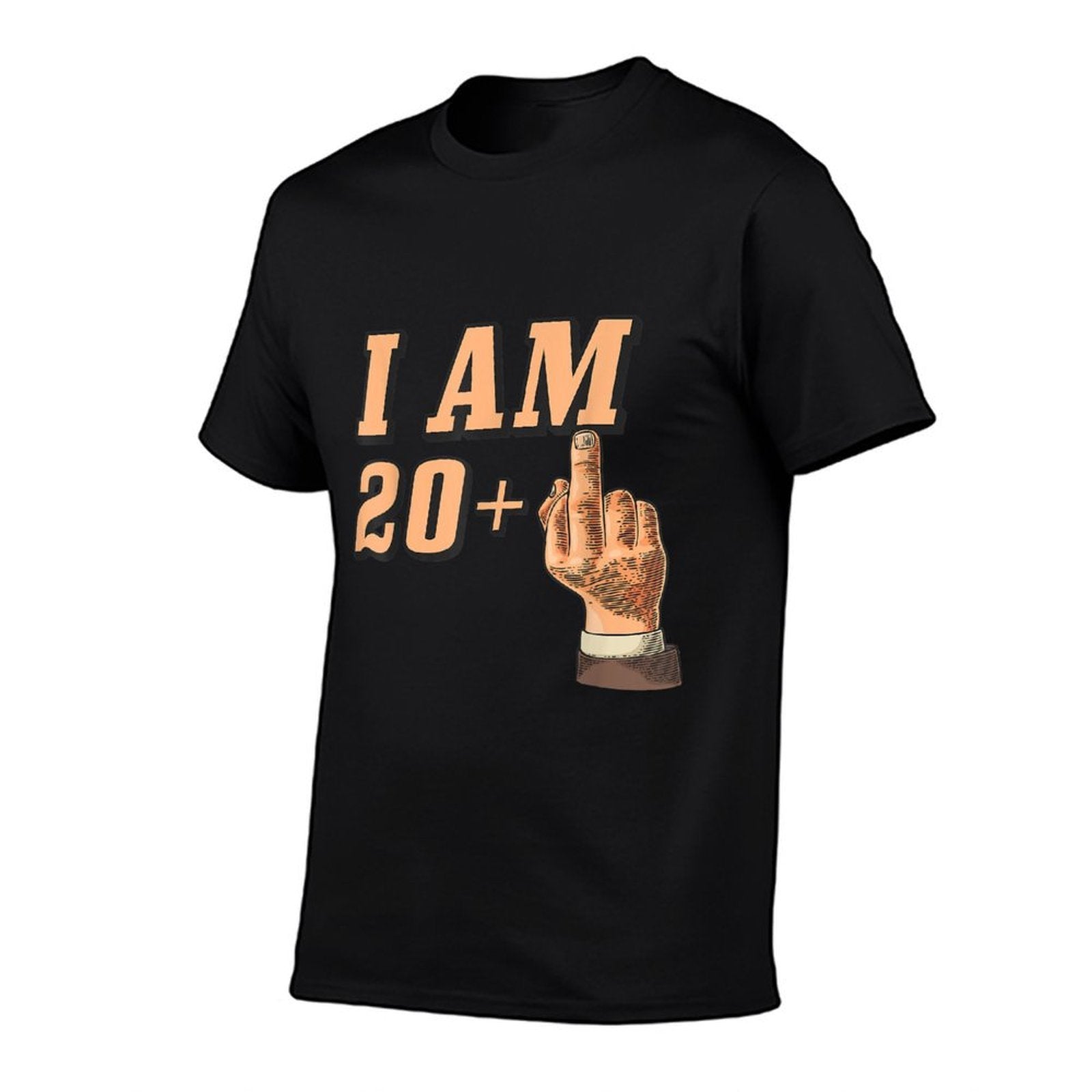 I Am 21 (funny 21st Birthday Present Shirt)  Oversized Silhouette T-Shirt