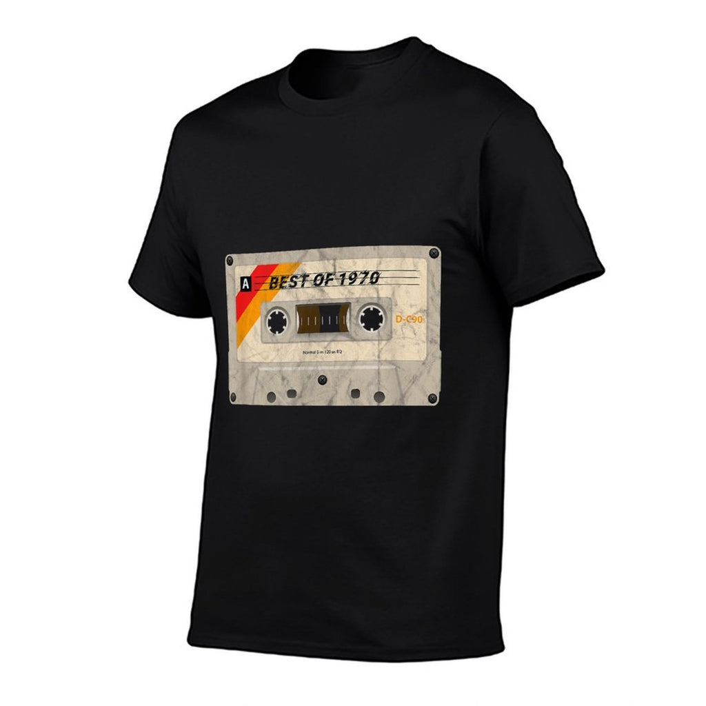50th Birthdays - Best of 1970 Cassette Tape Nostalgia  Versatile T-Shirt
