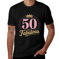 50th Birthday Humor For Women Premium  Heathered Texture T-Shirt
