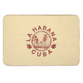 Havana Cuba La Habana Vintage Sunset Retro Cuban  Long-Lasting Bath Mat