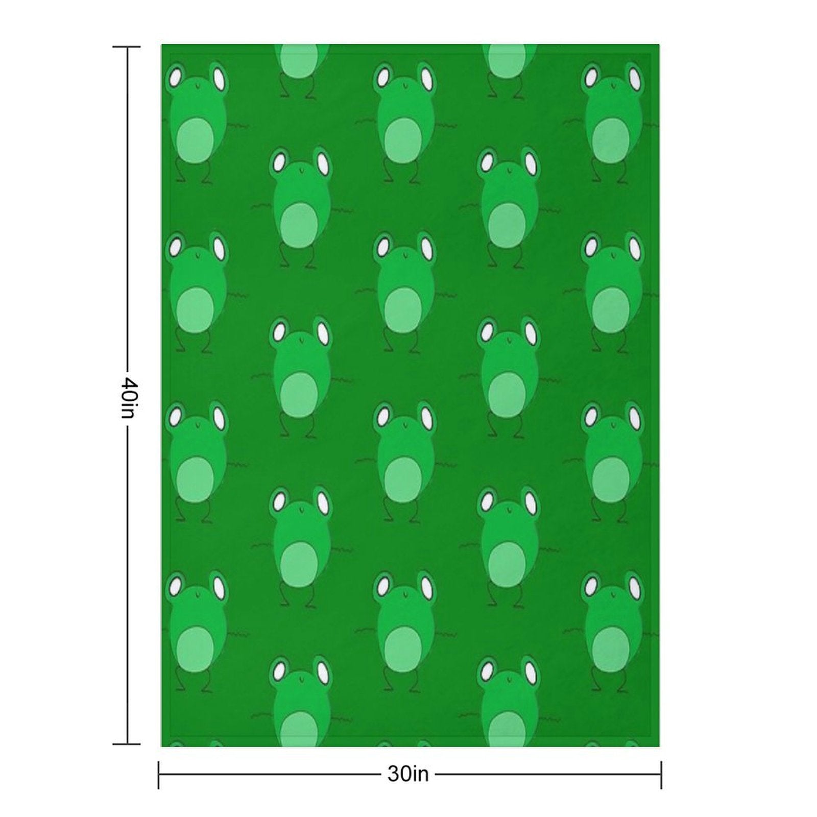 Frog Dancing Eco-conscious Throw Blanket