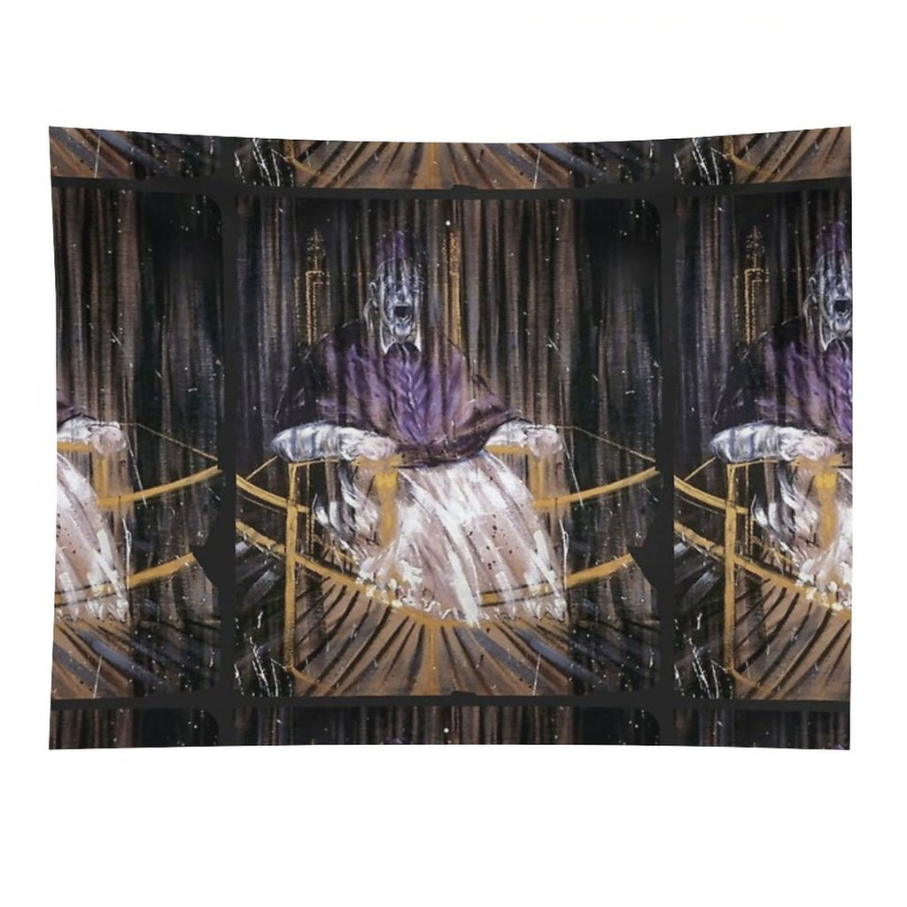 Study after Velázquez's Portrait of Pope Innocent X by Francis Bacon Tapestry